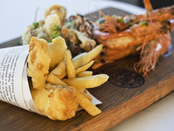 Cape Grace - seafood meal